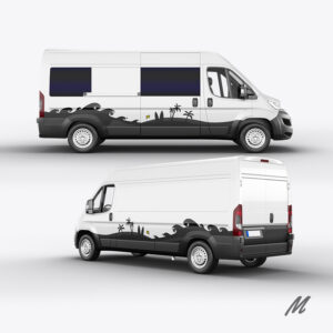 Bussi kleebiste kujundamine