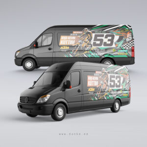 Bussi kleebiste kujundamine mercedes sprinter