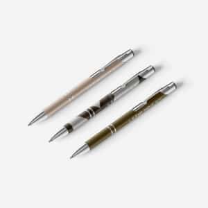 Ettevõtte visuaalne identiteet näidismaterjalid pastakas