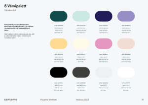 värvipalett visuaalses identiteedis